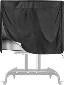 SELUGOVE Mobile Outdoor TV Stand Cover 66L × 20W × 46H Inches For 60-72 Inches Mobile TV Stand Cart Waterproof Weatherproof And Dust-Proof TV Screen Protectors
