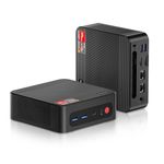 BOSGAME Mini PC Windows 11 Pro[Dual LAN], AMD Ryzen 7 5700U (8C/16T, up to 4.3Ghz) 32GB DDR4 1TB SSD Mini PC Dual Channel, 4K@60Hz Mini Desktop Computers Wi-Fi 6E/BT 5.2