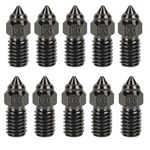 KOYOFEI 10PCS Hardened Nozzle Kit for Ender 3 V3 SE, 3D Printer Accessories 5PCS 0.4mm, 5PCS 0.6mm Hardened Nozzles Kit for Ender 3 V3 SE, Ender 5 S1, Ender 7