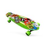 Cockatoo PVC Skateboard | Penny Skateboard| Casterboard| Anti-Skid Board with 608Z Bearings | (22 x 6 Inch)