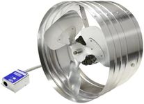 Master Flow GAF 1450 CFM Power Gable Mount Fan with Adjustable Power thermostat (PT6): Easy Installation & Efficient Exhaust Ventillation|High Airflow Capacity for attic spaces upto 2300 sq. ft.