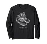 Hiking Boots Thru Hiking the Toiyabe Trail Long Sleeve T-Shirt