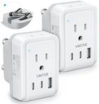 [2-Pack] South Africa Plug Adapter,