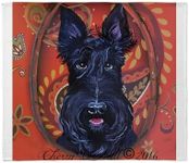 CafePress Black Scottie Dog Throw Blanket Soft Plush Throw Blanket 60" x 50"