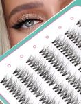 Lash Clusters Eyelash Extension Pre-styled Natural Lashes Clusters C Curl Eyelash Clusters Wispy Lash Clusters Individual Lashes DIY Lash Extensions N08