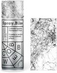 Spray.Bike Cobweb Splatter Black 400ml - Matte Finish Spray Paint for Bikes, Helmets, Parts - Unique Cobweb Design - Easy Application, Lasting, Quick-Dry - Use on Steel, Aluminium & Carbon Parts