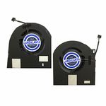 LANDALANYA Replacement New Laptop CPU and GPU Cooling Fan for DELL Precision 7530 M7530 7540 P74F Series MG75090V1-C170-S9A MG75090V1-C160-S9A DC5V Fan