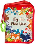 ToddleBee Baby Photo Album - Soft Baby Book First Year Baby Photo Book | My First Book of Photos with Woodland Animals - Baby Album Holds 4x6 Pictures for Memory Album Baby Shower