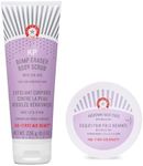 First Aid Beauty - Exfoliating Bundle: KP Bump Eraser Scrub & Ingrown Hair Pads with 10% BHA and AHA, Daily Exfoliating Skin Treatment, Keratosis Pilaris Cleanser, Reduce Bumps, 8oz, 28 Pads, 2ct