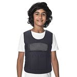 Weighted Vest for Kids with Sensory Issues(Ages 10+, Large) – Weighted Compression Vest for Children with Autism, ADHD, SPD, Sensory Overload, Includes 3lbs Removable Weights (Black)