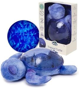 ﻿Cloud b Ocean Projector Nightlight with 2 White Noises & 2 Soothing Sounds | Adjustable Settings | Cry Sensor | Tranquil Turtle - Ocean (Rechargeable)