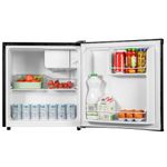 SIA AMZTT01BL Black Table Top Mini Fridge with Ice Box, 49L Drinks Beer Fridge, E Rated, Adjustable Thermostat, Ideal For Bedrooms, Caravans, Mobile Homes, 2 Years Parts and Labour Guarantee