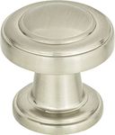 Atlas Homewares 313-BRN Bronte Round Knob, Brushed Nickel