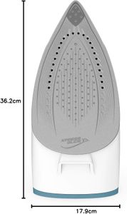 Tefal Express Essential Steam Generator Iron – 120g/min, Xpress Glide, White/Blue