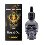 Beard and Bones - 30ml Beard Oil for Men | Natural Carrier Oils of Jojobia, Avocado and Castor Oil | Black Skull & Scented Beard Oil | Choice of 6 Scents