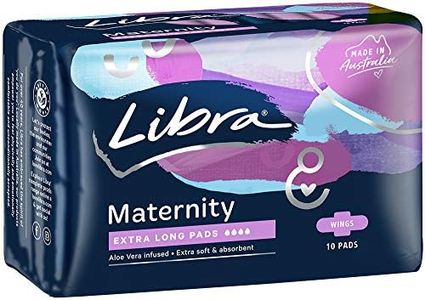 Libra Maternity Pads Extra Long with Wings, Pack of 10