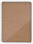 Nobo Cork Lockable Notice Board 9 x A4, Premium Plus, Brown, 1902564