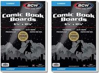 BCW NA Current Comic Book Backing Boards, 200 Count, White