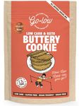 GO-LOW Keto & Low Carb Buttery Cookie Mix | 1.7g Net Carb | Low Carb Snacks | Sugar Free Sweets | Keto cookies | Low carb cookies | Sugar free cake | Low carb cake | Super Clean Ingredients | Makes 14