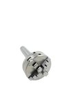 Self Centering 4-Jaw Lathe Chuck 50mm & 65mm with Drawbar Shank Threaded M14x1 (65MM CHUCK WITH MT3 ARBOR)