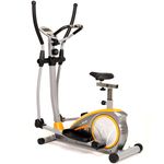 Propel FitnessOne 2 in 1 Elliptical Cross Trainer & Upright Bike for Home Workout | Max User Weight 120 kg | Adjustable Handle | 8 Level Resistance | 5Kg Magnetic Flywheel | Home Gym Cardio Machine