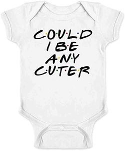 Pop Threads Could I Be Any Cuter Infant Bodysuit Funny 90s Show Baby Girl Boy Cloth Outfit White 6M