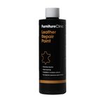 Furniture Clinic Leather Repair Paint & Dye | Self Seal Colourant for Quick and Easy Leather Repair | Suitable for Leather Sofas, Leather Car Seat, Shoes, Handbag, and More - Black, 500ml