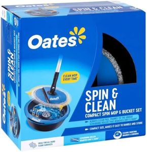 Oates Spin and Clean Compact Mop and Bucket Set
