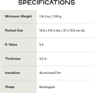 NEMO Tensor Ultralight Insulated Sleeping Pad – Regular Wide, All-Season