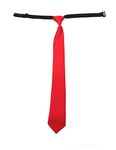 GOOD ONE STORE Micro Polyester Baby Adjustable Necktie For Boy Kids Tie Free Size Age (Age 8-12, Red)