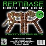 Retics & Reptiles Coconut Bedding ReptiBase | Coconut Coir Bedding |1kg | 12-15 Litres | Moderate to High Humidity Substrate for Reptiles, Mammals & Amphibians