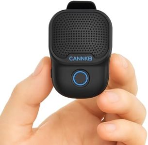 Wearable Bluetooth Speaker V5.3 – Clip-On Wireless Portable Speaker with ENC Mic, IPX7 Waterproof, 30H Playtime, TWS Pairing, Hands-Free Calling, Jobsite & Outdoor Use