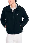 Nautica Men's Rainbreaker Bomber Jacket, True Black, XX-Large