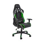 X-Rocker Agility Gaming Chair, Racing Computer Chair for Kids and Juniors, Swivel Office Chair Ergonomic PC Chair with High Back, Headrest and Lumbar Support Cushion, Height Adjustable - GREEN