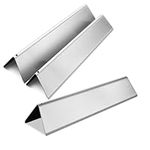 Flavorizer Bar Replacement for Weber Spirit I & II 200 Series, Spirit E210, S210, E220, S-220, 7635 Stainless Steel Grill Heat Plate, 3 Pack, 15.3" x 3.5" x 2.5" (Front Control Panels)