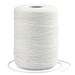 Cooking Twine,Cotton Twine String,2mm 656 Feet Butchers Cooking Twine String,Craft String Bakers Twine Kitchen Twine String for Tying Meat,Marking Sausage,DIY Crafts and Decoration(White)