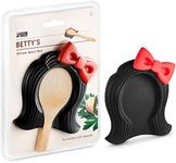 Betty's Fun Wig-Shaped Silicone Spoon Rest/Utensil Rest from a Series of Cool Kitchen Gadgets | 50s-Style Spoon Rest for Kitchen Counter | Original Kitchen Accessories by Monkey Business