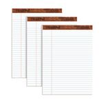 TOPS The Legal Pad Legal Pad, 8-1/2 x 11-3/4 Inches, Perforated, White, Legal/Wide Rule, 50 Sheets per Pad, 3 Pads per Pack (75337)