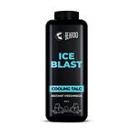 Beardo Ice Blast Talc Powder for men, 250g | INSTANT ICY COOLING Talcum Powder Men | Combat heat with Menthol | Goodness of Aloe vera & Vitamin E for Instant Freshness