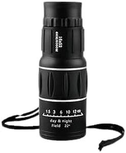 Drumstone Camera Lens Monocular Telescope- Mobile Lens 16x52 hd Monocular Telescope with Mini Tripod and Mobile Camera Clip for All Mobile Phones Telephoto Lens