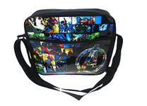 Marvel Courier Messenger Bag, 34 cm, Black