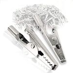 25Pcs 51mm Metal Alligator Clip Spr