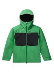 Burton Men's Standard Pillowline Gore‑TEX 2L Jacket, Clover Green/True Black, X-Large