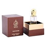 WANI Musk Real Essential Scented Perfume Oil 12ml, Arabian Attar Fragrance - Alcohol Free,Long Lasting, Fresh Aroma - Pure Oil For Men & Women (Unisex)