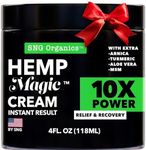 Hemp Cream 4oz Hemp Oil & Arnica Cream, Discomfort on Joint, Muscle, Shoulder, Hip, Neck, Knee & Back - All Natural Soothing Cream - Made in USA - Fast Acting Menthol Rub