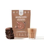 Good Protein Vegan Plant-based Protein Powder 100% Natural, Non-GMO, Dairy-free, Gluten-free, Soy-free, No Added Sugar and Nothing Artificial. Chocolate Fudge All-in-One Shake 440 grams