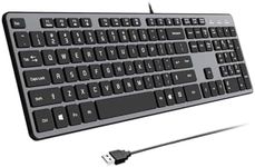 B.FRIENDIT Wired USB Keyboard, Comf