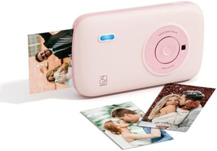 HPRT CP2100 Portable Photo Printer for iPhone & Android, 2 * 3 Instant Color Mini Printer, Bluetooth 5.0, Type-C Charging, Dye-Sublimation Tech, Initial 10 Sheets Included