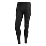 adidas Men's Padded Goalkeeper Baselayer Long Tight Tights, Black, M