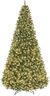 Yaheetech 12ft Pre-lit Spruce Artificial Hinged Christmas Pine Tree Prelighted Holiday Xmas Tree for Home Party Decoration with 1500 Warm White Lights and 4668 Branch Tips, Green
